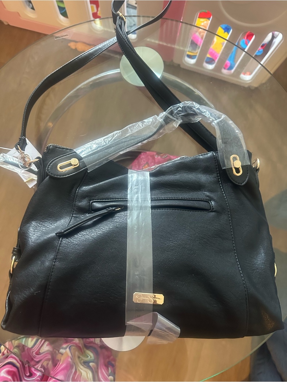 Jessica Simpson Meteorite Roxanne Satchel - Picture 4 of 5